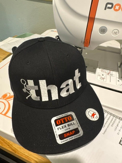 F That embroidered funny snapback hat