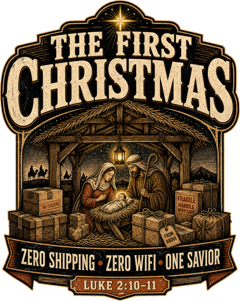 The First Christmas Tee | Zero Shipping Zero Wifi One Savior Shirt