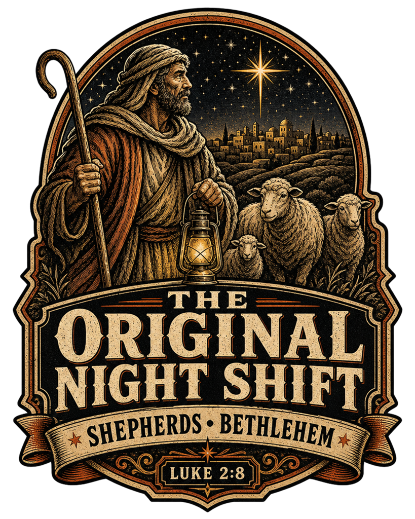 The Original Night Shift Tee | Funny Shepherd Christmas Shirt