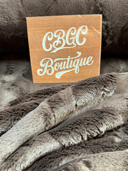 Luxe Cuddle® Hide Chocolate