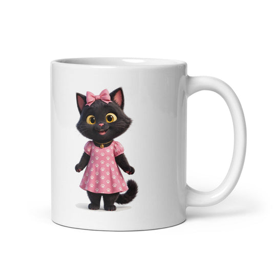 Cat Avatar Mug - 11oz front view