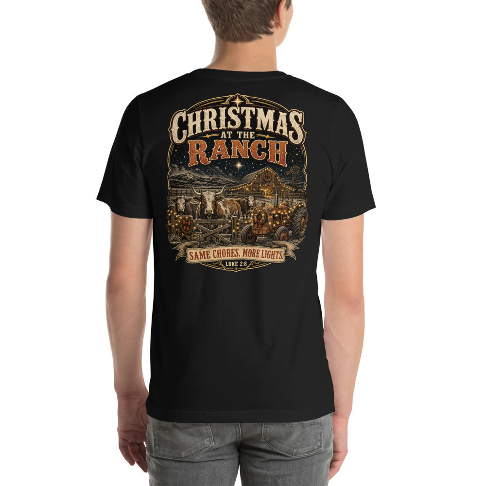 Christmas At The Ranch Tee | Western Christmas Shirt