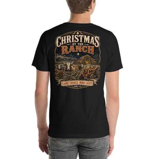 Christmas At The Ranch Tee | Western Christmas Shirt