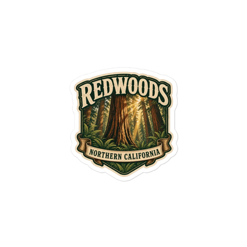 California Redwoods Sticker | California Kiss-Cut Vinyl