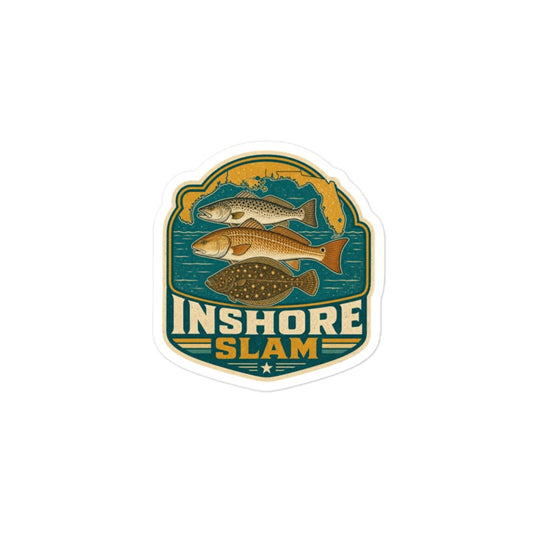Inshore Slam Sticker | Saltwater Fishing Kiss-Cut