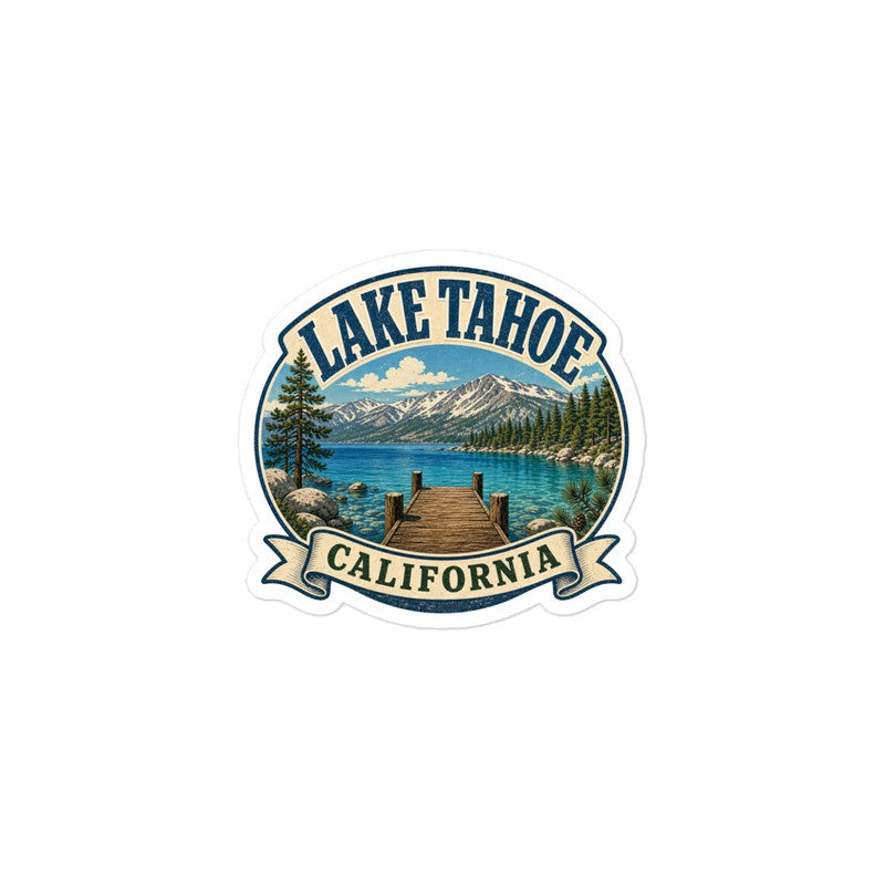 Lake Tahoe Sticker | California Kiss-Cut Vinyl