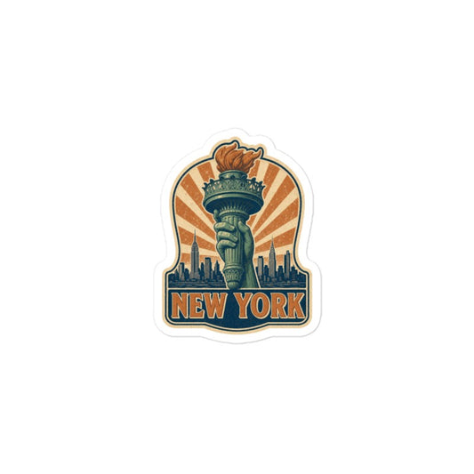 Statue of Liberty Sticker | New York Harbor Kiss-Cut Vinyl