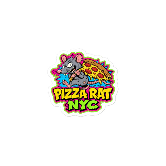 Pizza Rat Sticker | Funny NYC Kiss-Cut Vinyl
