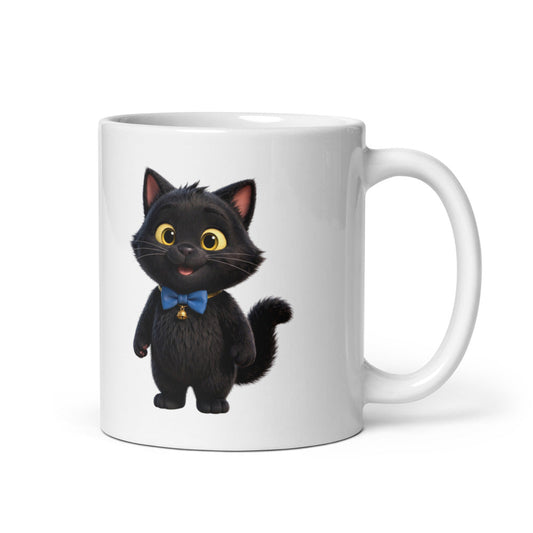 Male Cat Avatar Mug - 11oz front view