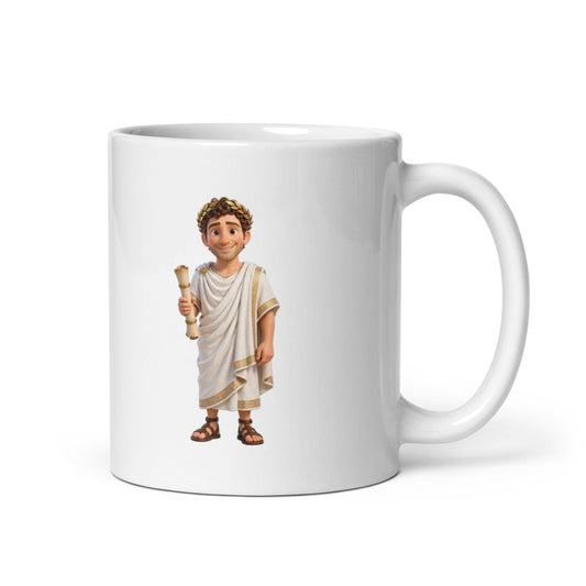 Male Philosopher Avatar Mug - 11oz front view