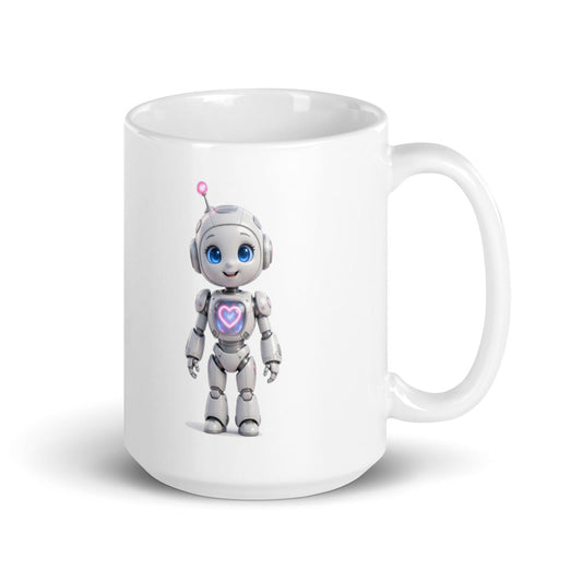 Robot Avatar Mug - 15oz front view